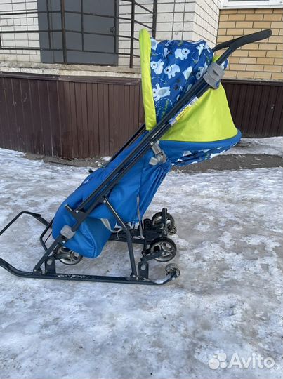 Коляска санки