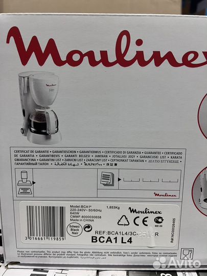 Кофеварка капельная moulinex