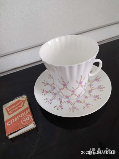 Чашка с блюдцем лфз, СССР