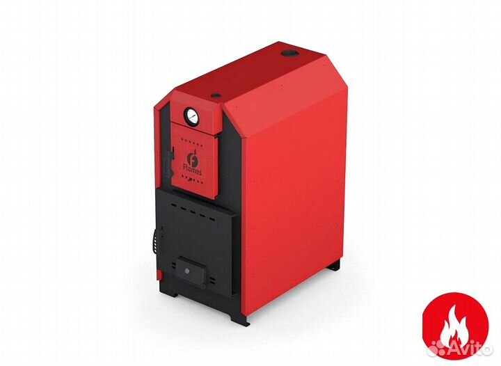 Твердотопливный котел flames green код-15гт