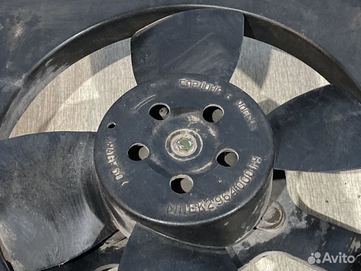 Вентилятор радиатора + диффузор LADA ваз 2110