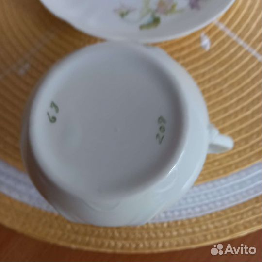 Чашка с блюдцем Кузнецов