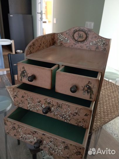 Мини комодик, декупаж, Ярмарка Мастеррв