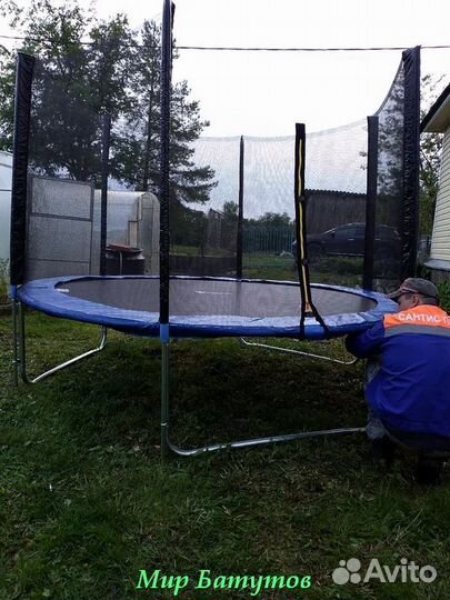 Батут с сеткой