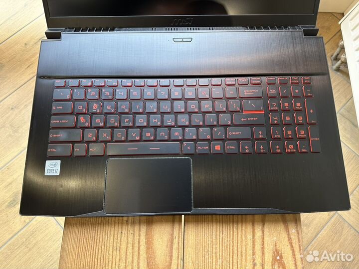 Игровой ноутбук MSI i7/3050ti/16gb