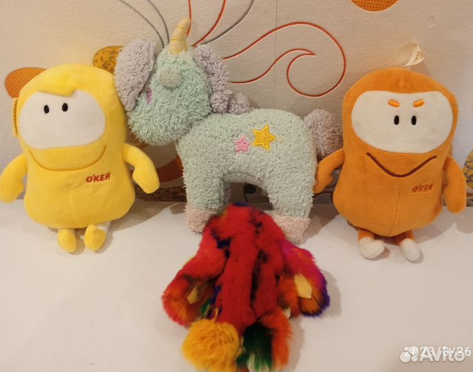 Мягкие игрушки пакетом