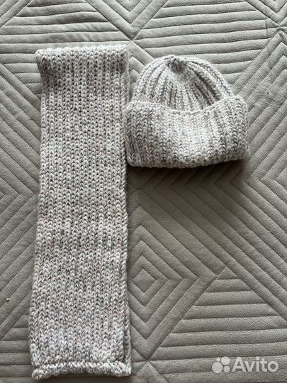 Шапка и снуд женские весна/осень