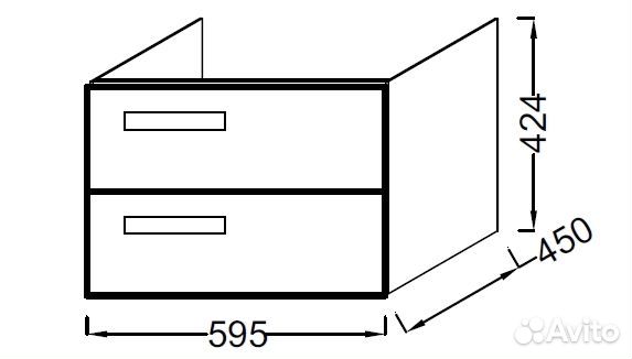 Тумба с раковиной Jacob Delafon exq112-z-00+eb130