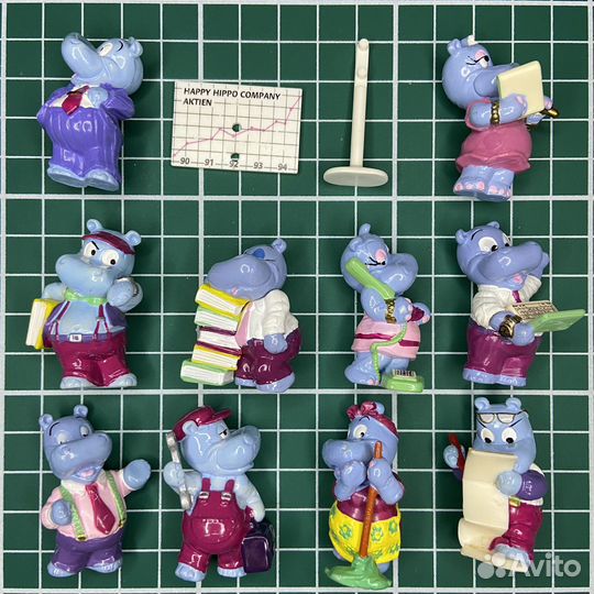 Киндер серия Бегемоты в офисе