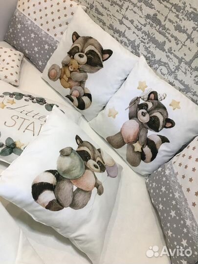 Бортики в кроватку