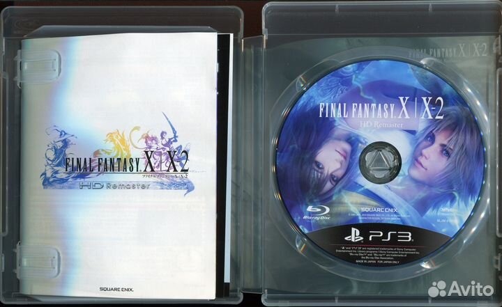 Final Fantasy X, X-2 HD Remaster, PS3, bljm 61093