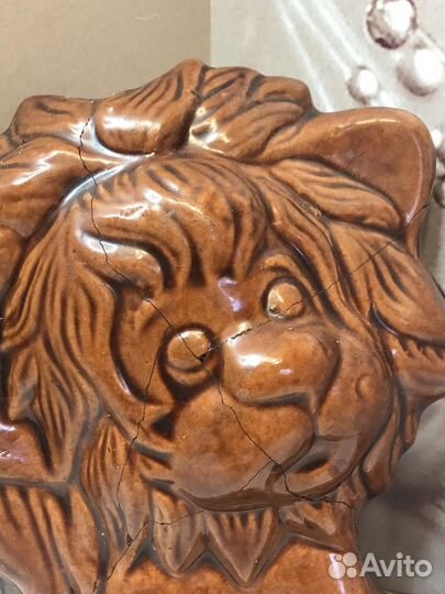 Керамический львенок/Трещины