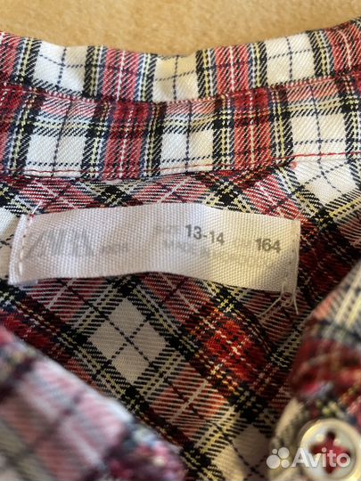 Рубашка zara для девочки