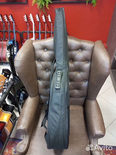 Чехол для акустической гитары черный плотный