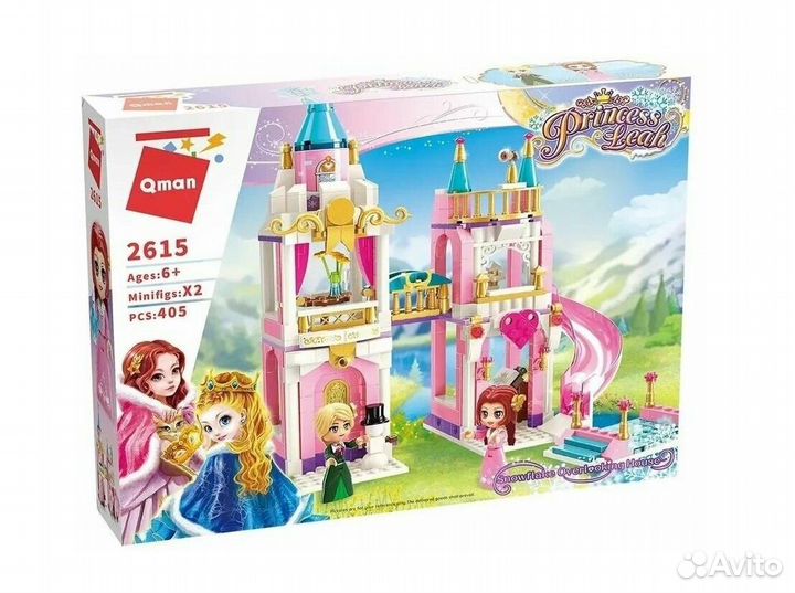 Конструктор Замок принцессы 405 дет Qman 2615
