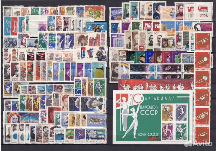 Марки. Годовые наборы СССР