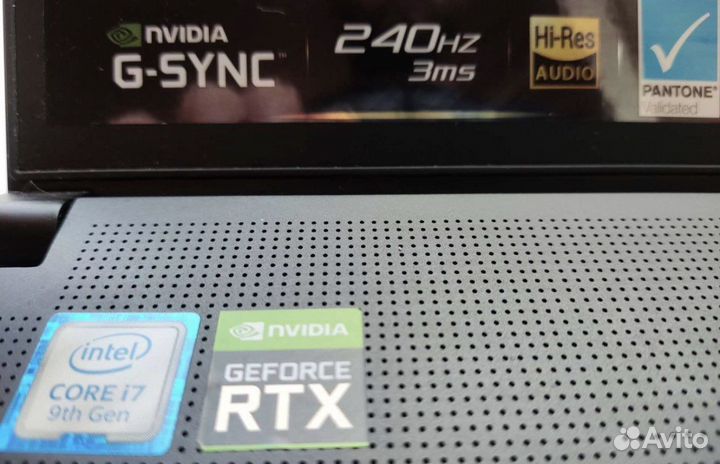 Asus rog zephyrus g701 i7/gtx2070 ‘ 8 gb/1 tb ssd