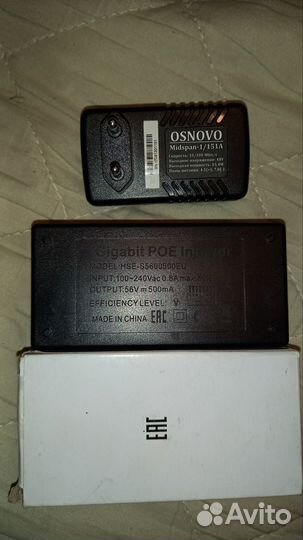PoE инжектор (блок питания для ip камер hiwatch)