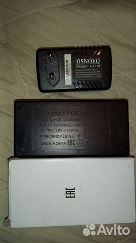 PoE инжектор (блок питания для ip камер hiwatch)