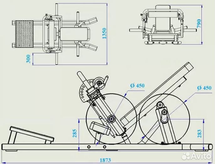 Ягодичный мостик HIP trust