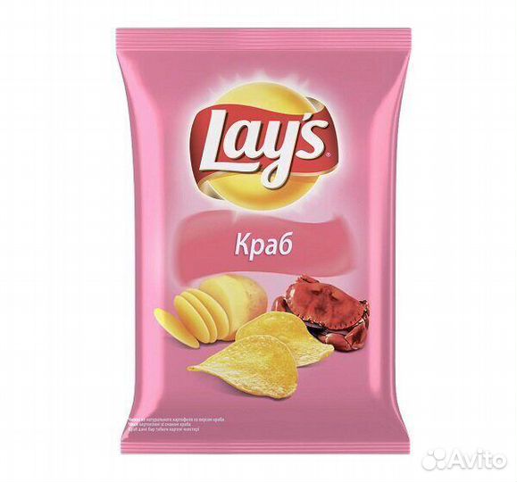 Чипсы LAY'S Краб 37г (опт)