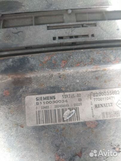 Эбу двигателя Renault Siemens Sirius 32