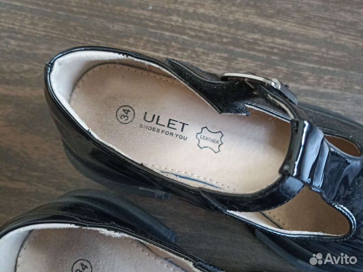 Туфли для девочки 34 размер