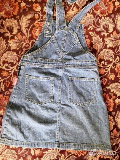 Джинсовый сарафан р110-116