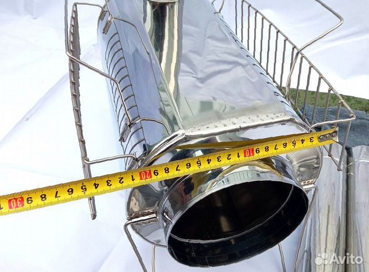 Печь буржуйка Кабанчик на 15 литров с решетками