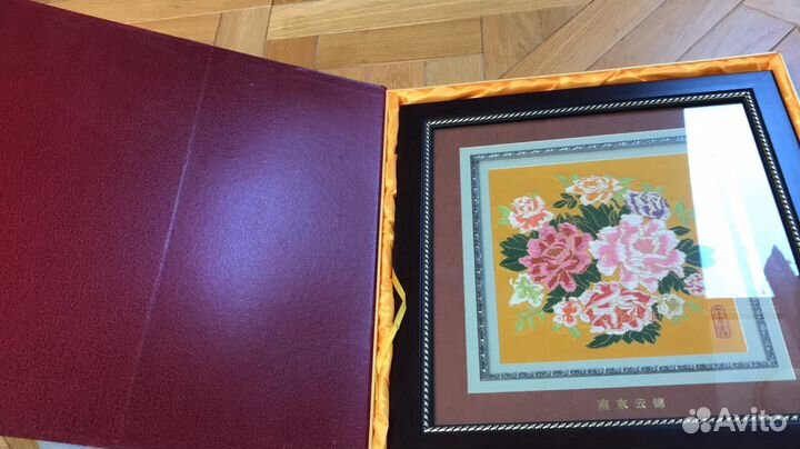 Картина ручной китайской вышивки