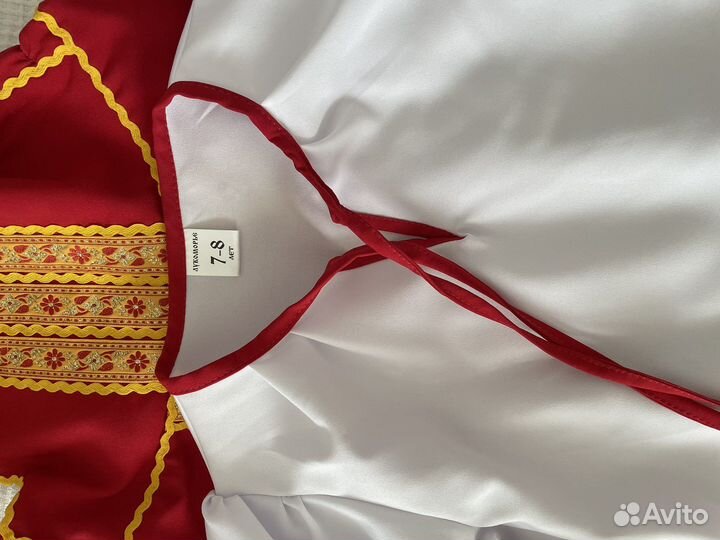 Русский народный костюм для девочек, размер от 122