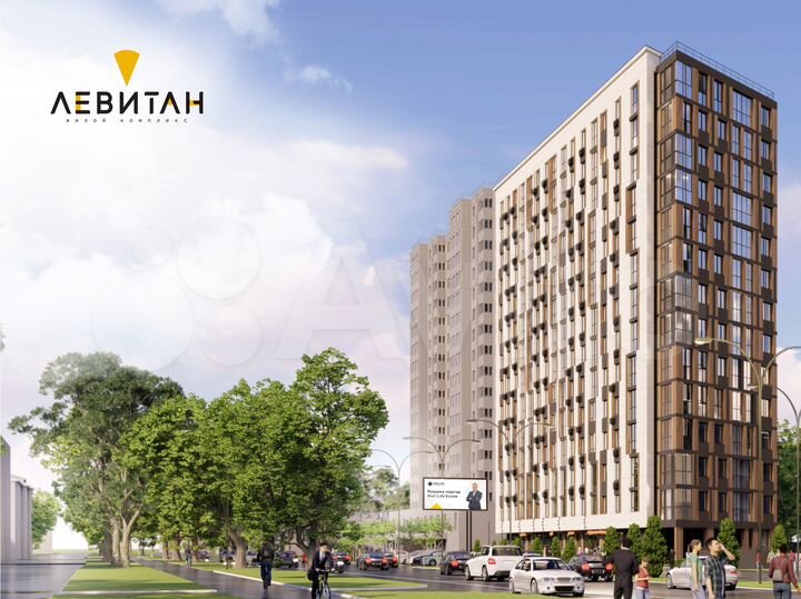 1-к. квартира, 46,7 м², 12/14 эт.