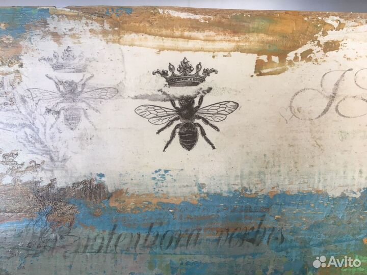 Картина на дереве Король жук