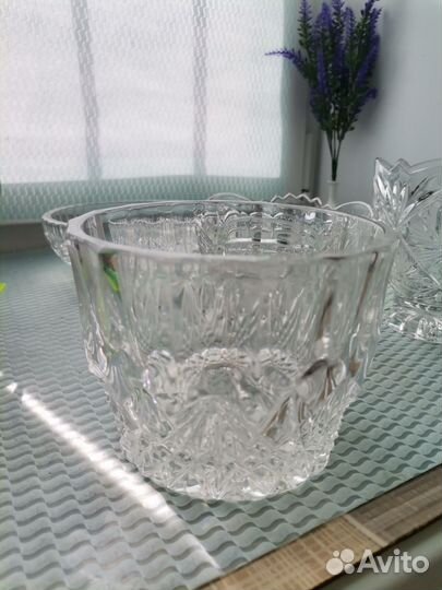 Салатник хрустальный СССР
