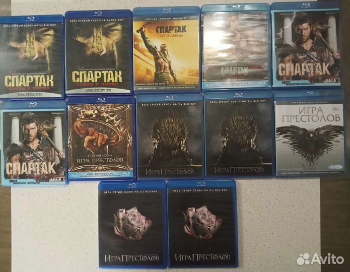 Коллекция двд и блю рей дисков