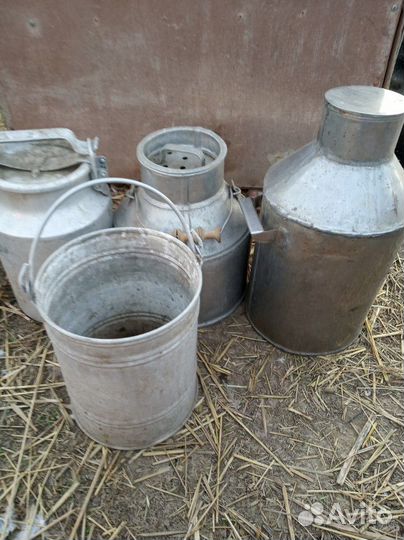Бидон, ведро из алюминия и нержавейки