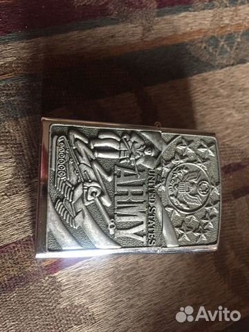 Зажигалка с чехлом под zippo unite states army
