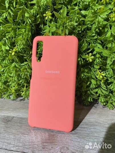 Чехол Silicone Case Samsung A7 2018