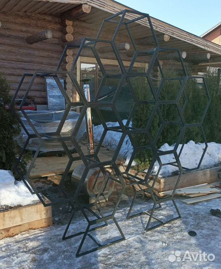 Дровница лофт