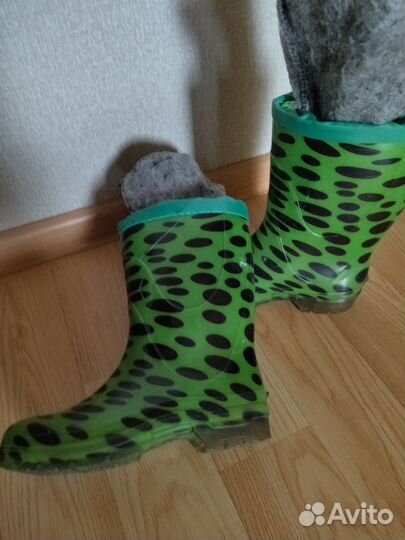 Сапоги резиновые детские, размер 35