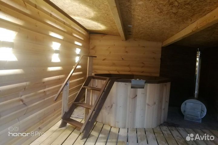 Сауна с бассейном