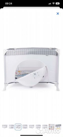 Манеж кровать детский складной большой