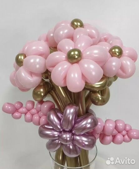 Ассорти Воздушные шары Цветы из шаров