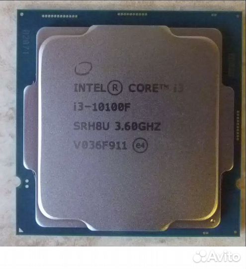 Процессор intel core i3 10100f