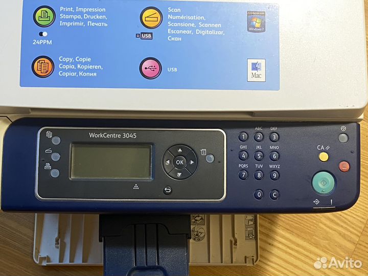 Принтер лазерный мфу Xerox Workcentre 3045