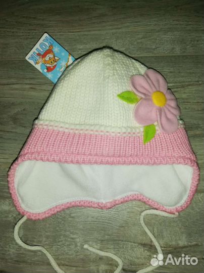 Шапки для девочек новые, Смешарики. разные