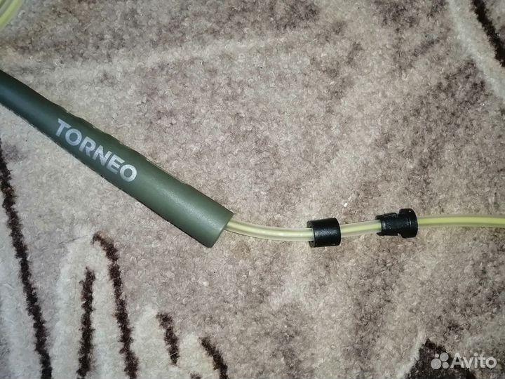 Скоростная скакалка torneo с регулирующейся длиной