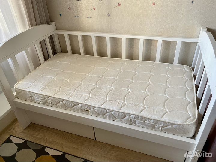Кровать детская 160*80 матрас