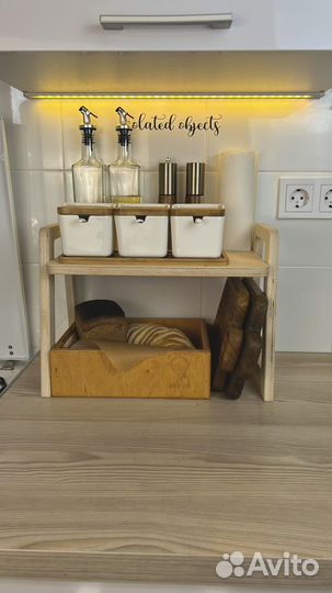 Полки для кухни настольная