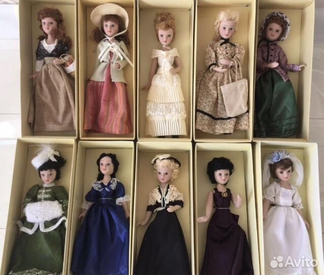 Фарфоровые куклы Дамы Эпохи